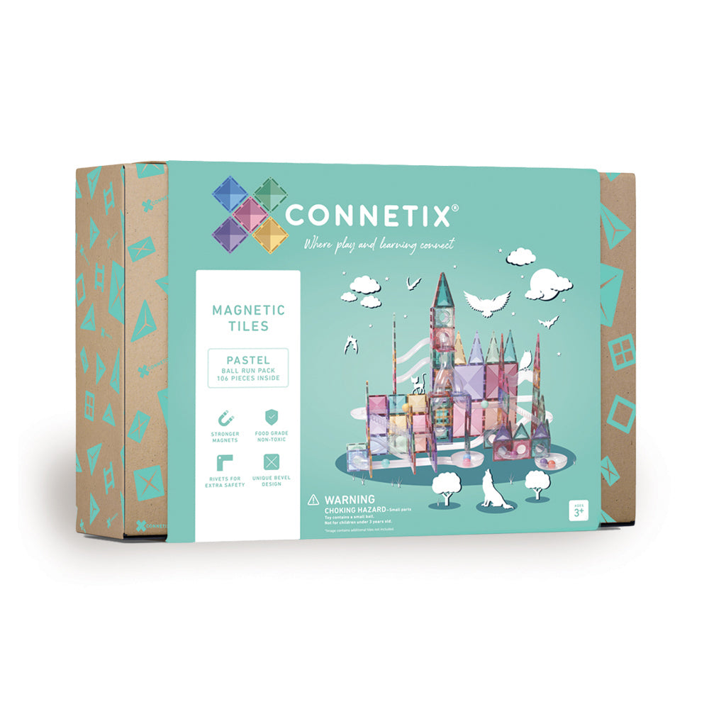 Connetix - Pastel Ball Run Pack 106 stuks
