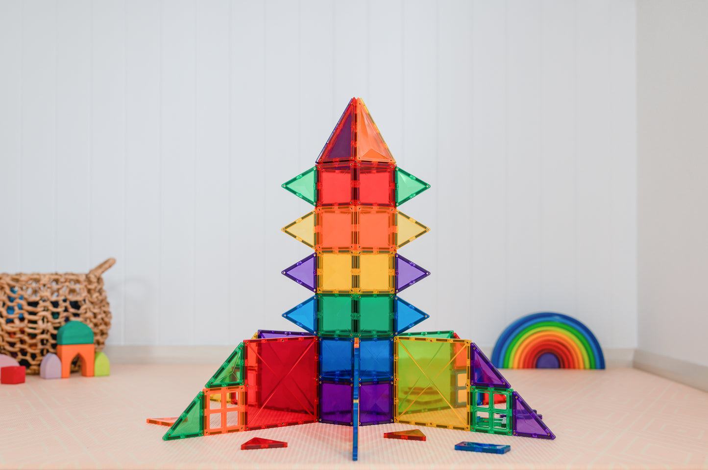 Connetix - Creative Pack Rainbow - 102 stuks
