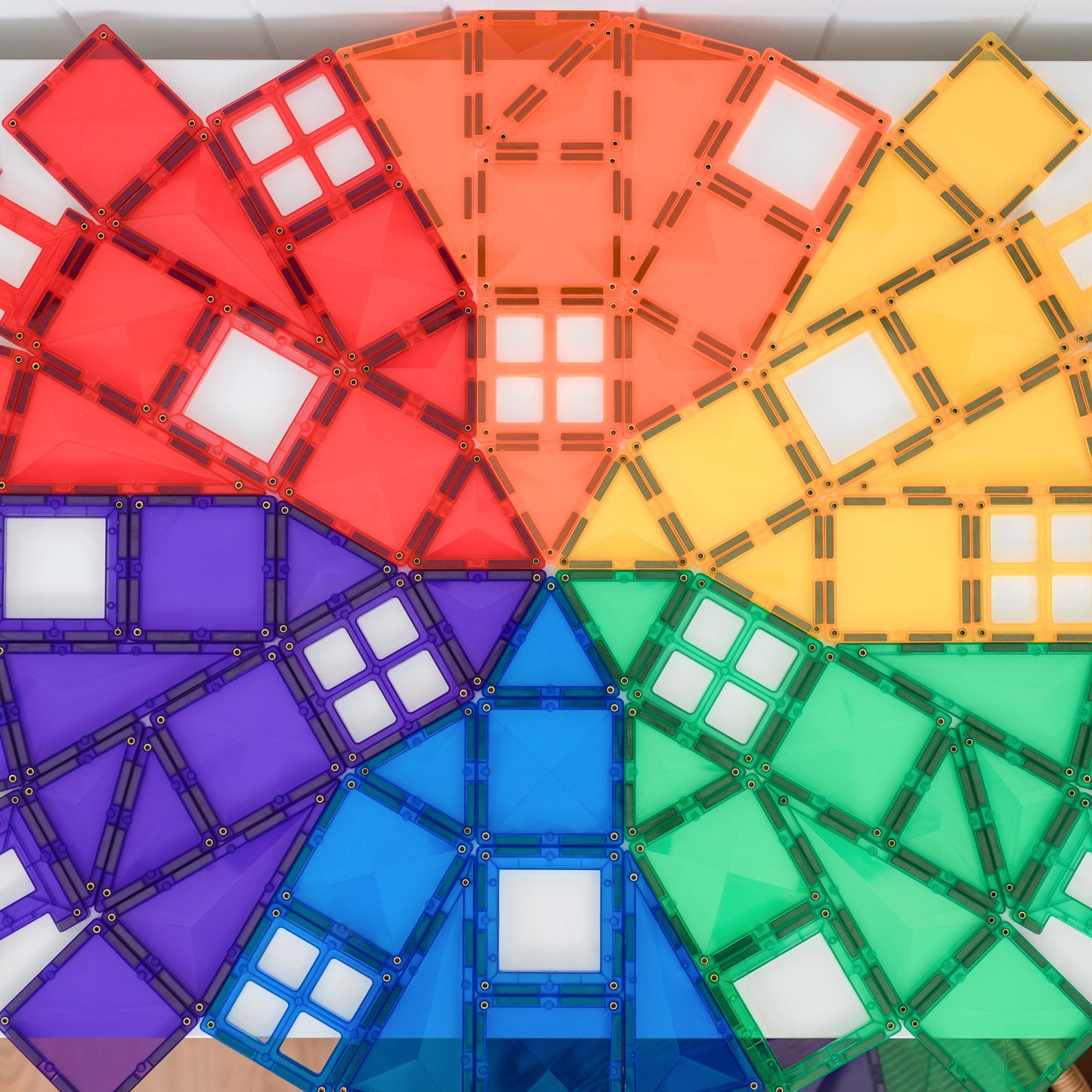 Connetix - Creative Pack Rainbow - 102 stuks