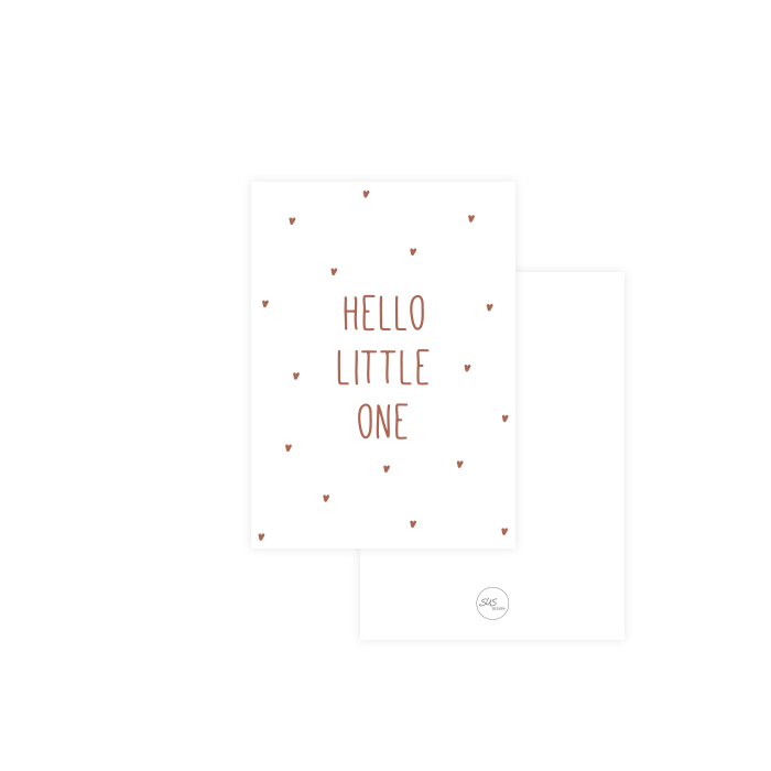 Fien & Feau - Wenskaart Hello Little One