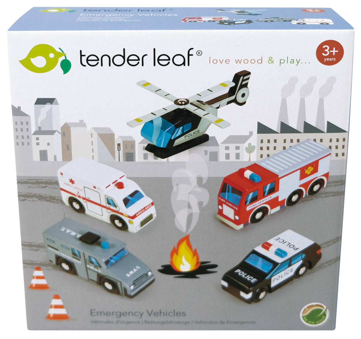 Tender Leaf Toys - Hulpverleningsvoertuigen