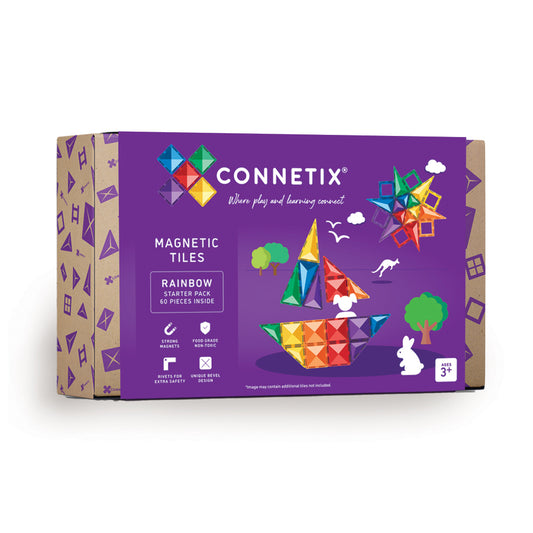 Connetix - Rainbow Starter Pack 60 pc pre order 21 mei