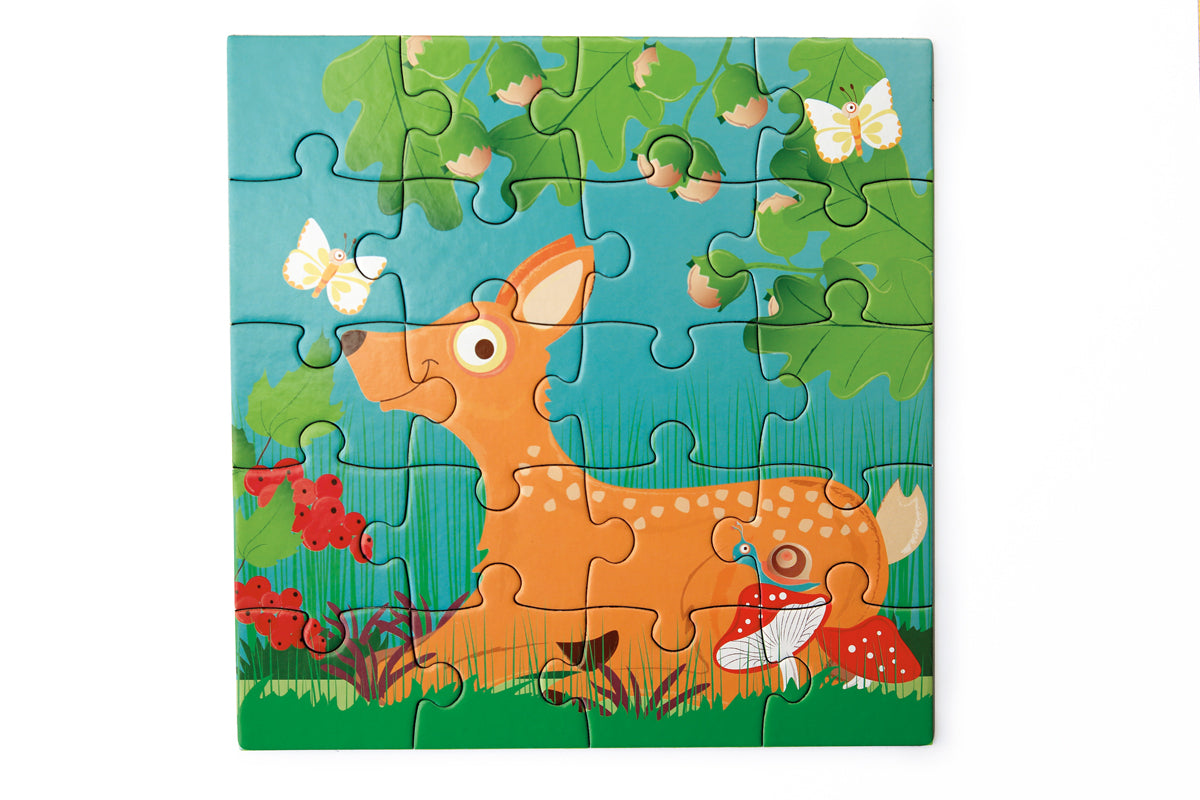 Scratch - Magnetisch Puzzelboek To Go - Bosdieren