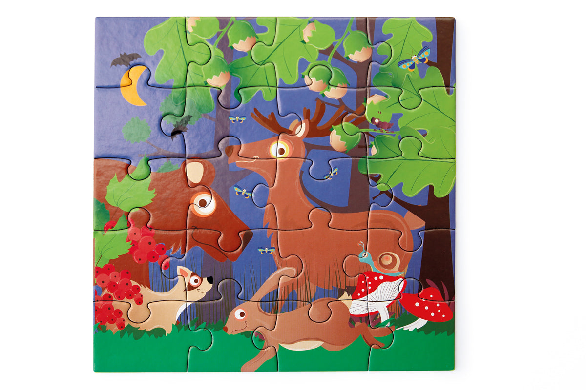 Scratch - Magnetisch Puzzelboek To Go - Bosdieren