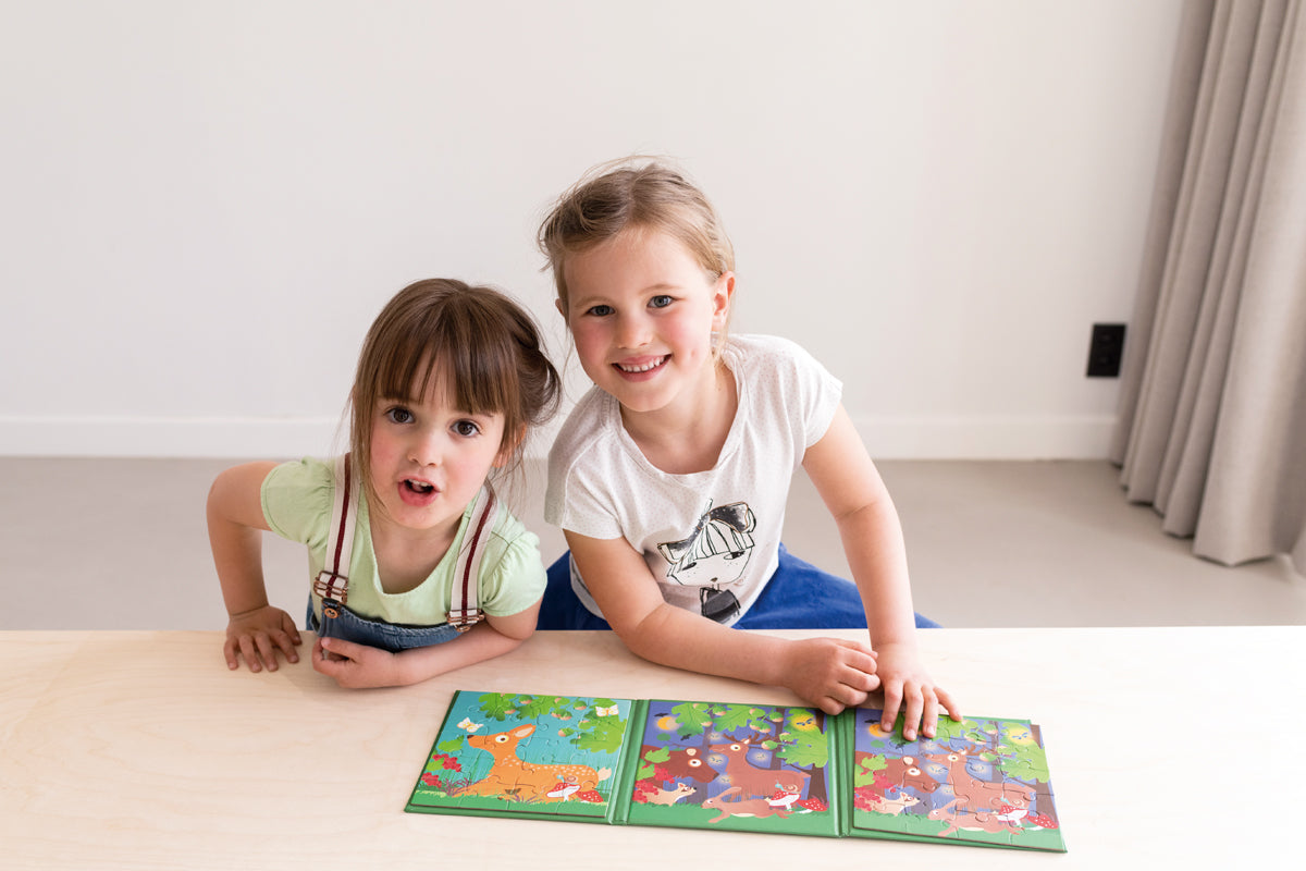 Scratch - Magnetisch Puzzelboek To Go - Bosdieren