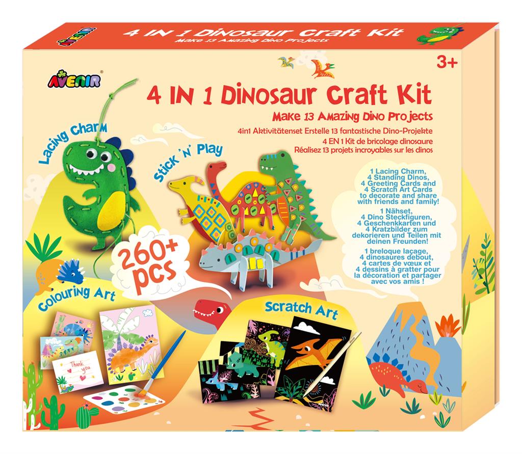 Avenir - Dino knutsel kit