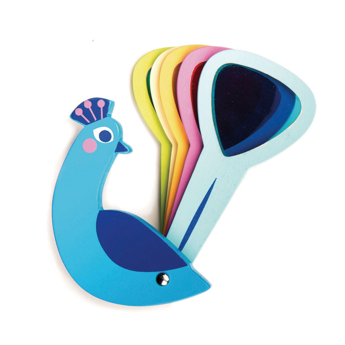 Tender Leaf Toys - Pauwen kleuren waaier
