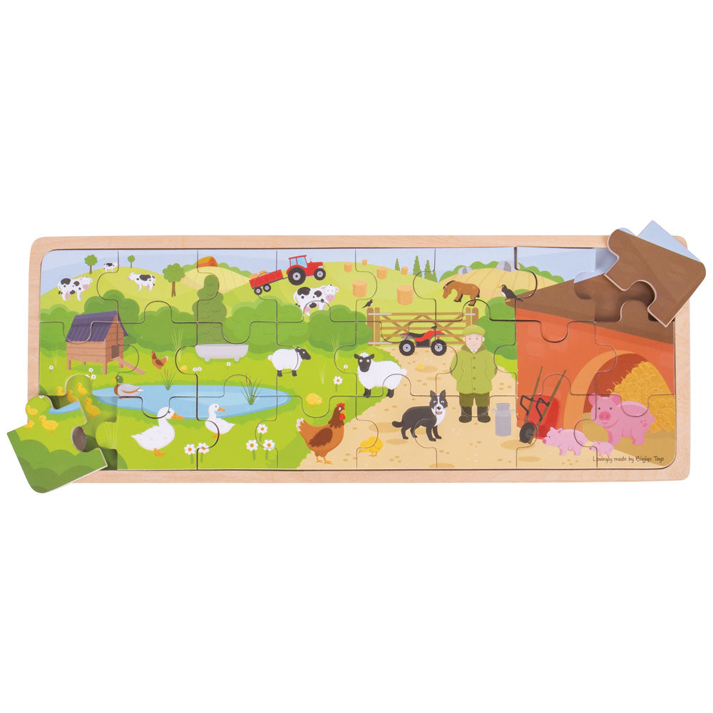 Bigjigs - On The Farm Puzzle
