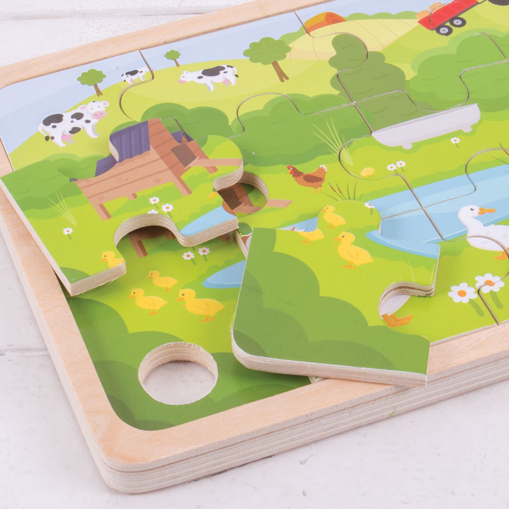 Bigjigs - On The Farm Puzzle