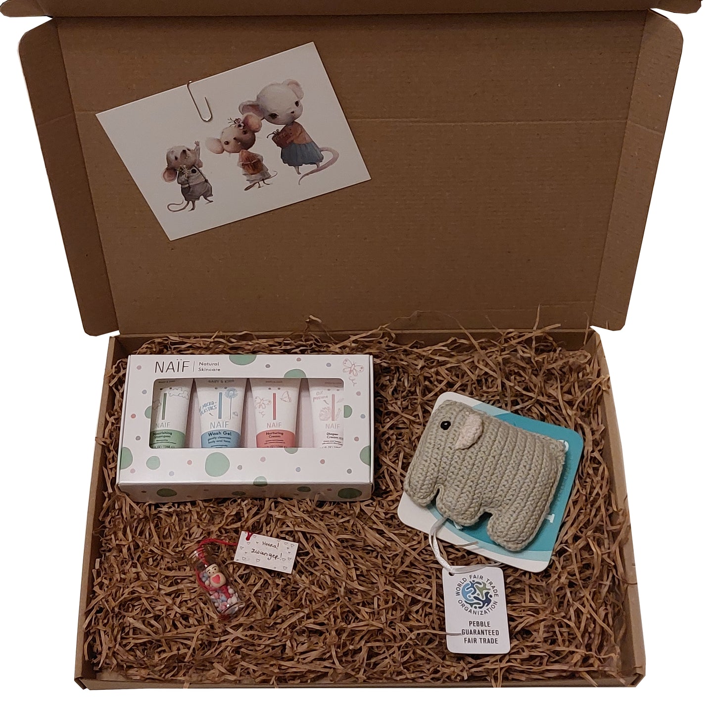 Muizenkindjes - Brievenbuspakket - Hoera zwanger!