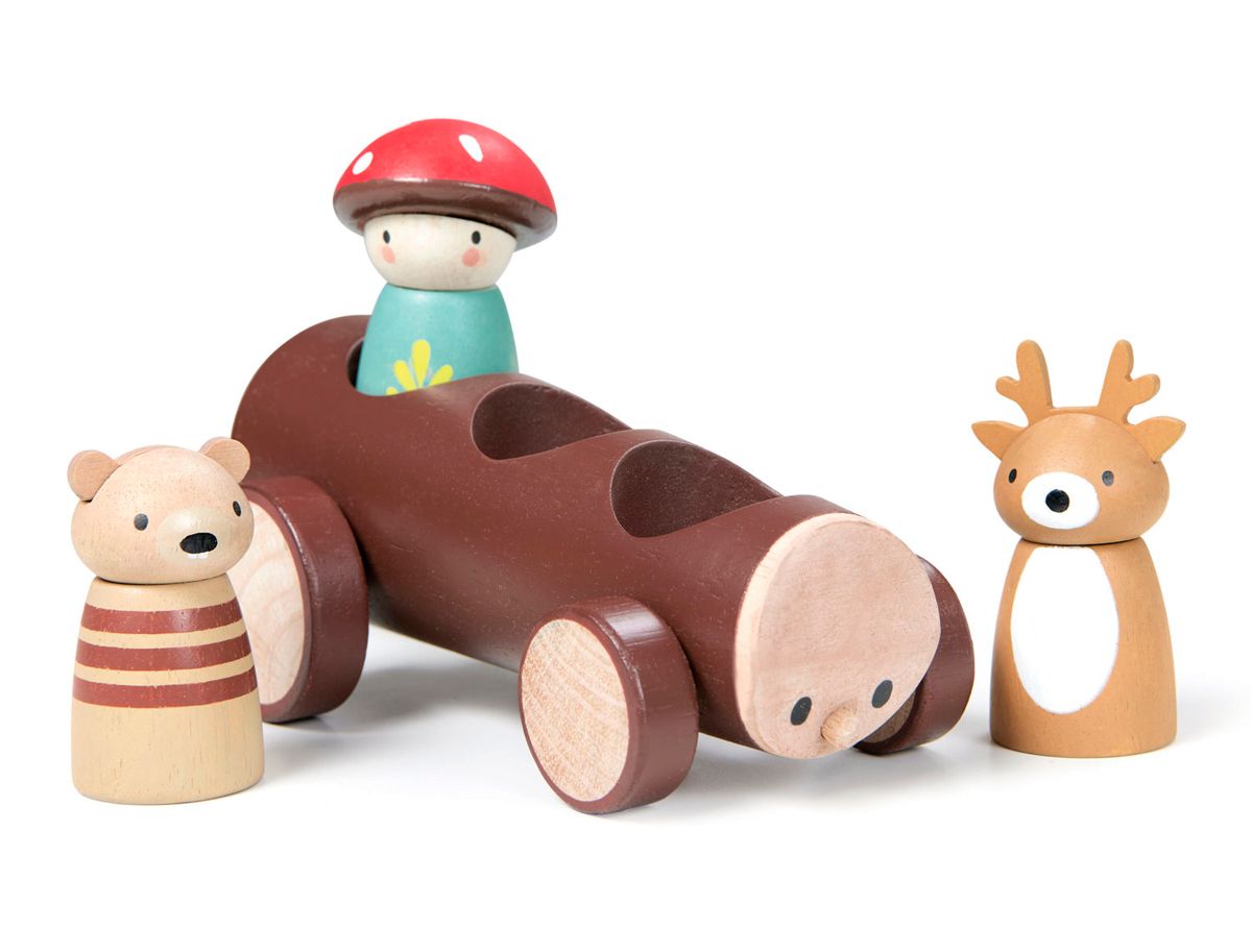 Tender Leaf Toys - Taxi bosdieren