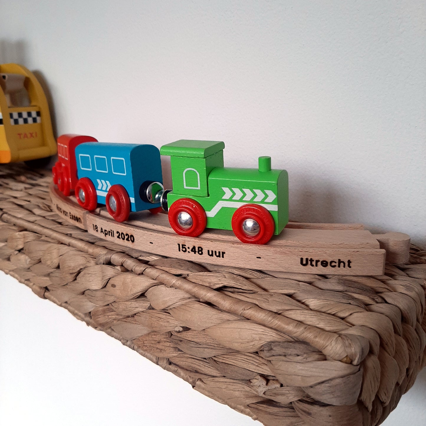 Bigjigs - Gepersonaliseerde Treinbaan - My first train set