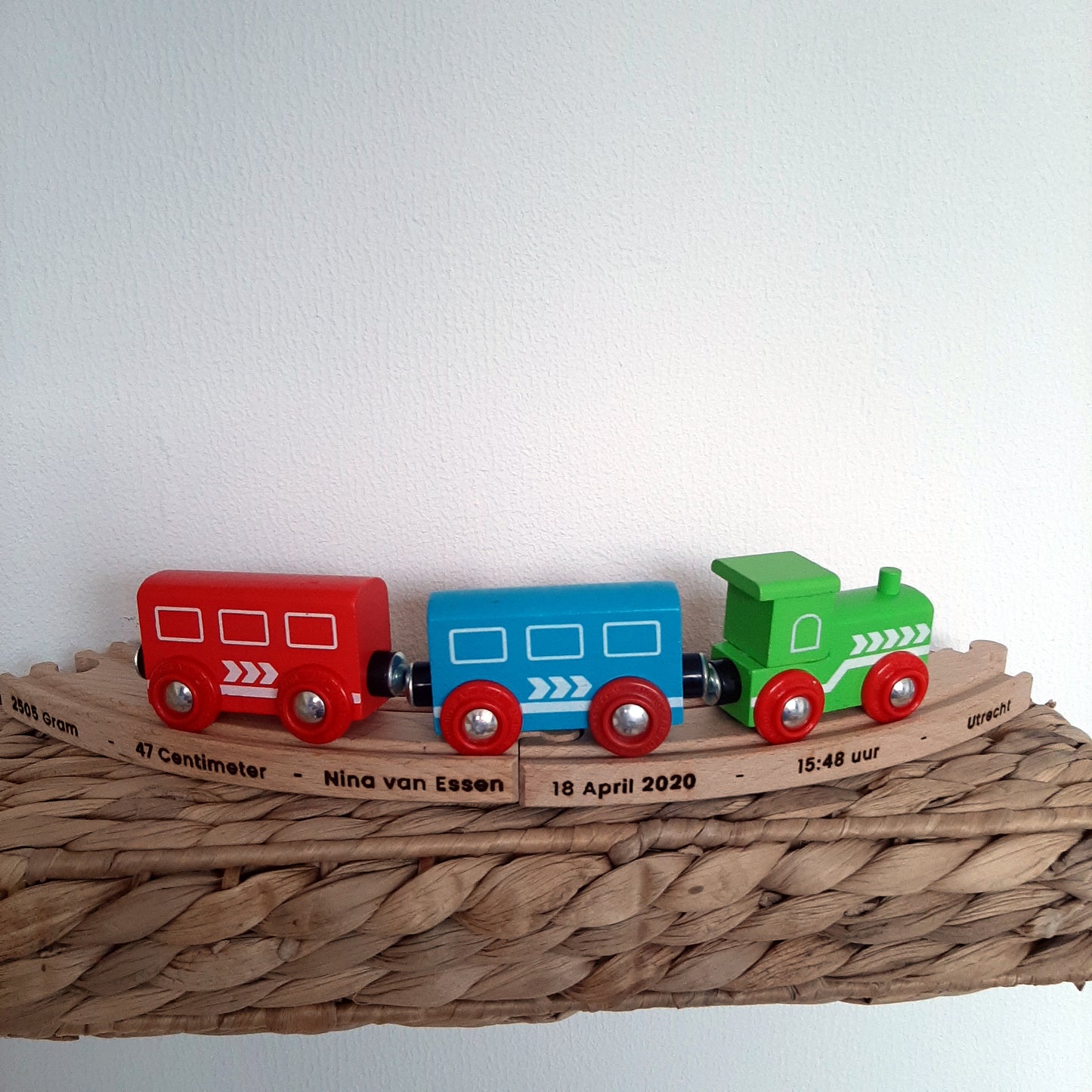 Bigjigs - Gepersonaliseerde Treinbaan - My first train set