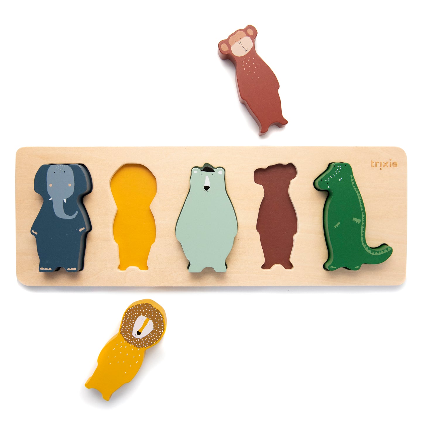 Trixie - Houten vormenpuzzel