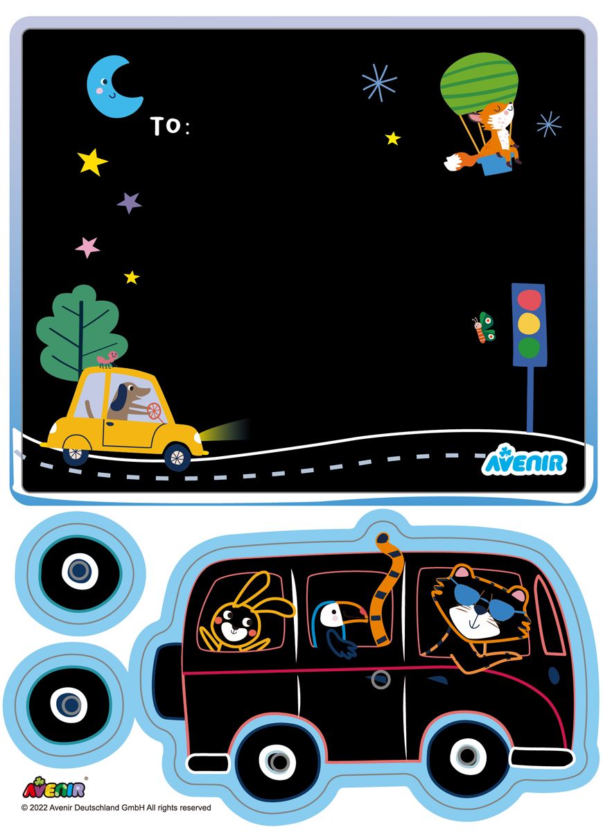 Avenir - Wenskaarten - Auto's
