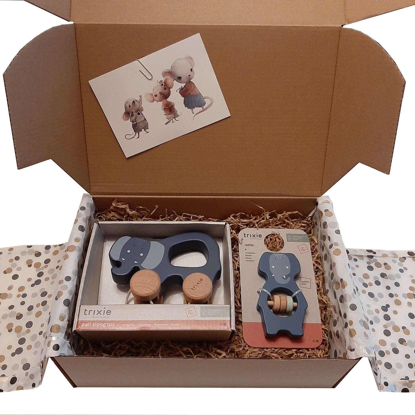 Muizenkindjes - Cadeaupakket - Lieve Olifant