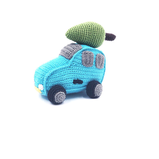 Pebble - Xmas decoration - Car with tree