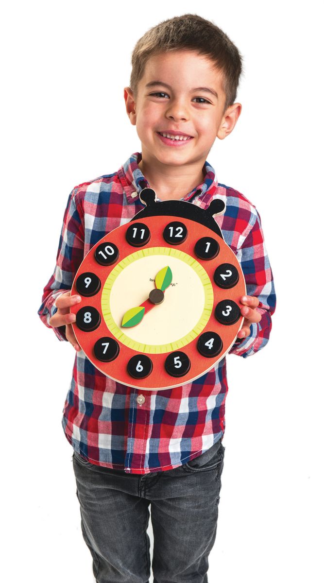 Tender Leaf Toys - Ladybug Teaching Clock