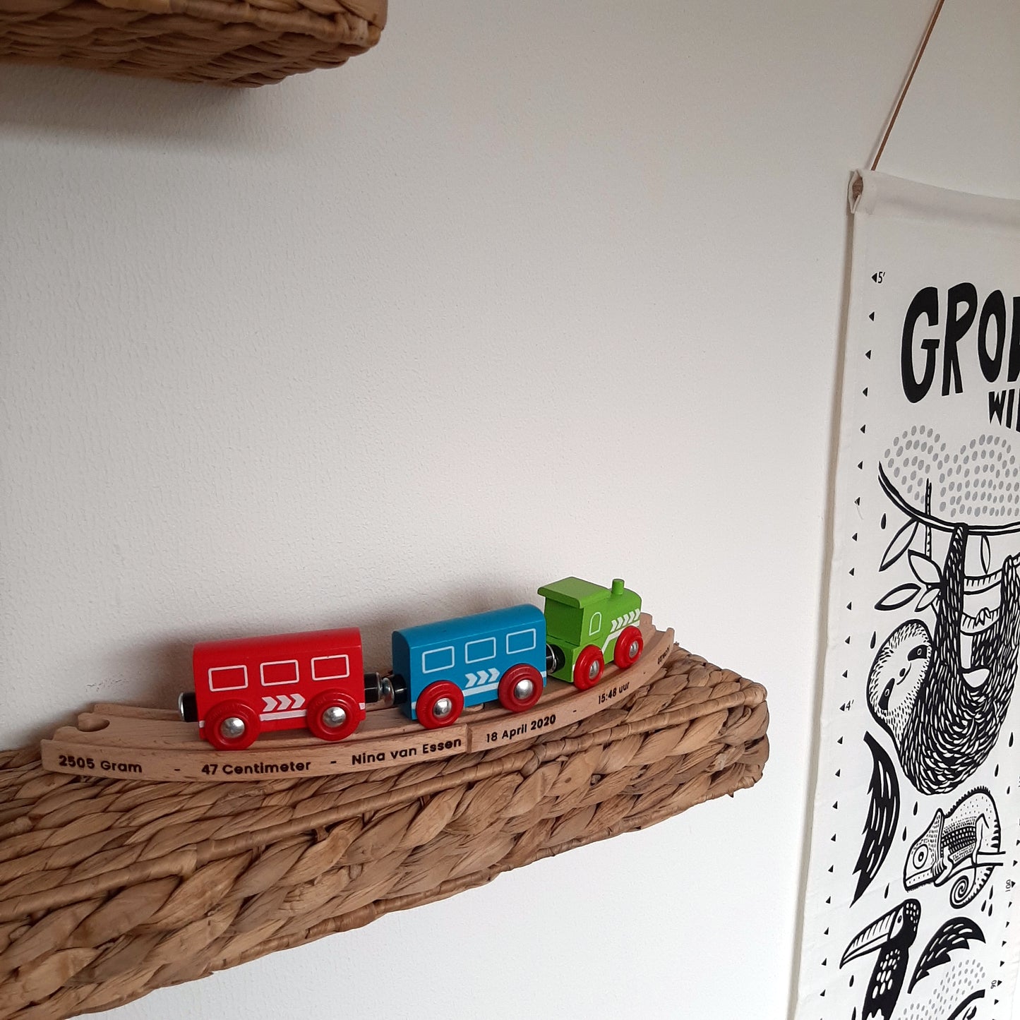 Bigjigs - Gepersonaliseerde Treinbaan - My first train set