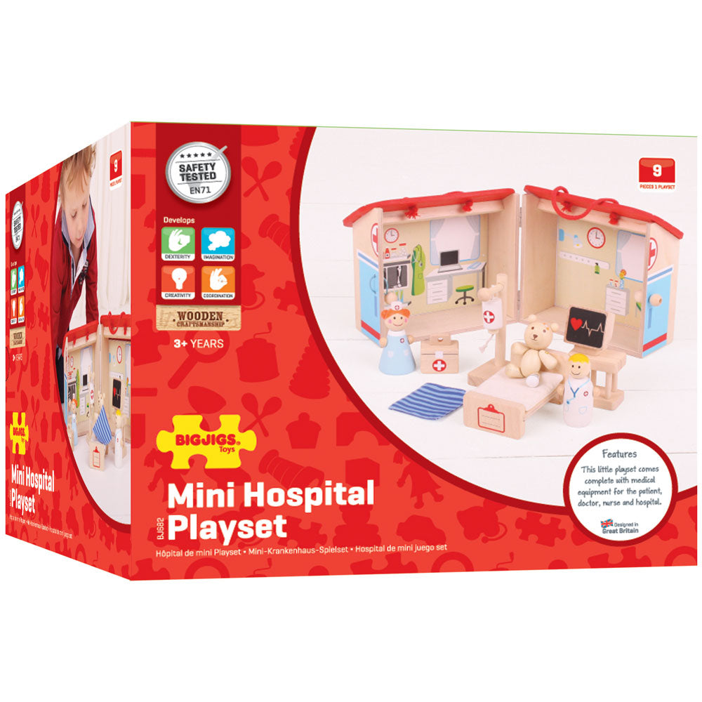 Bigjigs - Hospital Mini Playset