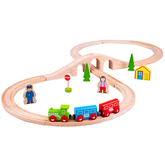 TWEEDEKANS - Bigjigs Rail - Figure of Eight Train Set
