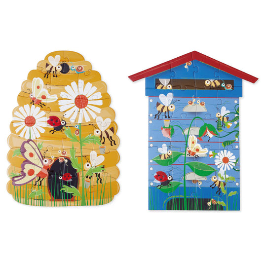 Scratch - Puzzel 2 Zijdig - Bijen