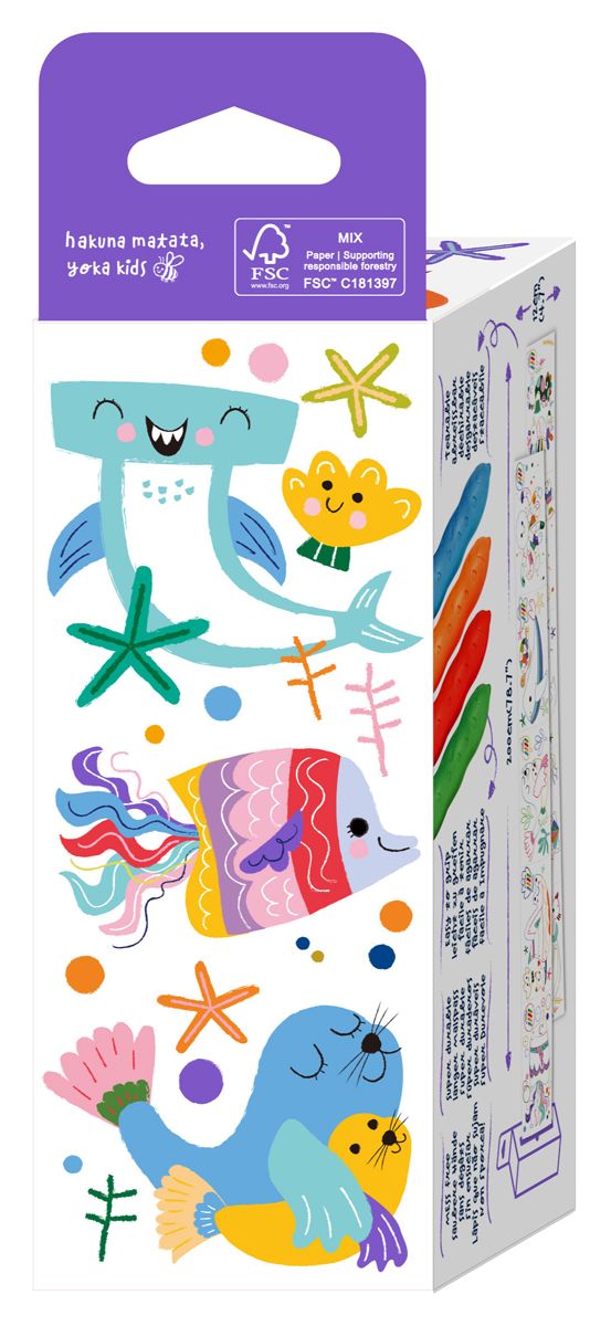 Haku Yoka - Mini Kleurrol - Zeedieren