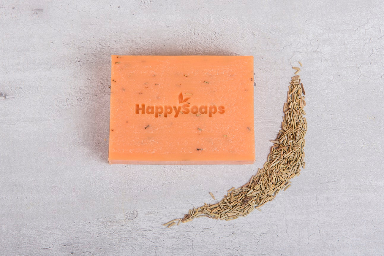 HappySoaps - Body wash bar - Arganolie en Rozemarijn