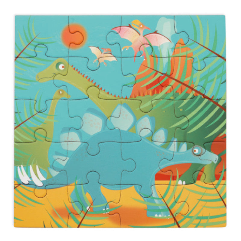 Scratch - Magnetisch Puzzelboek To Go - Dinosaurus