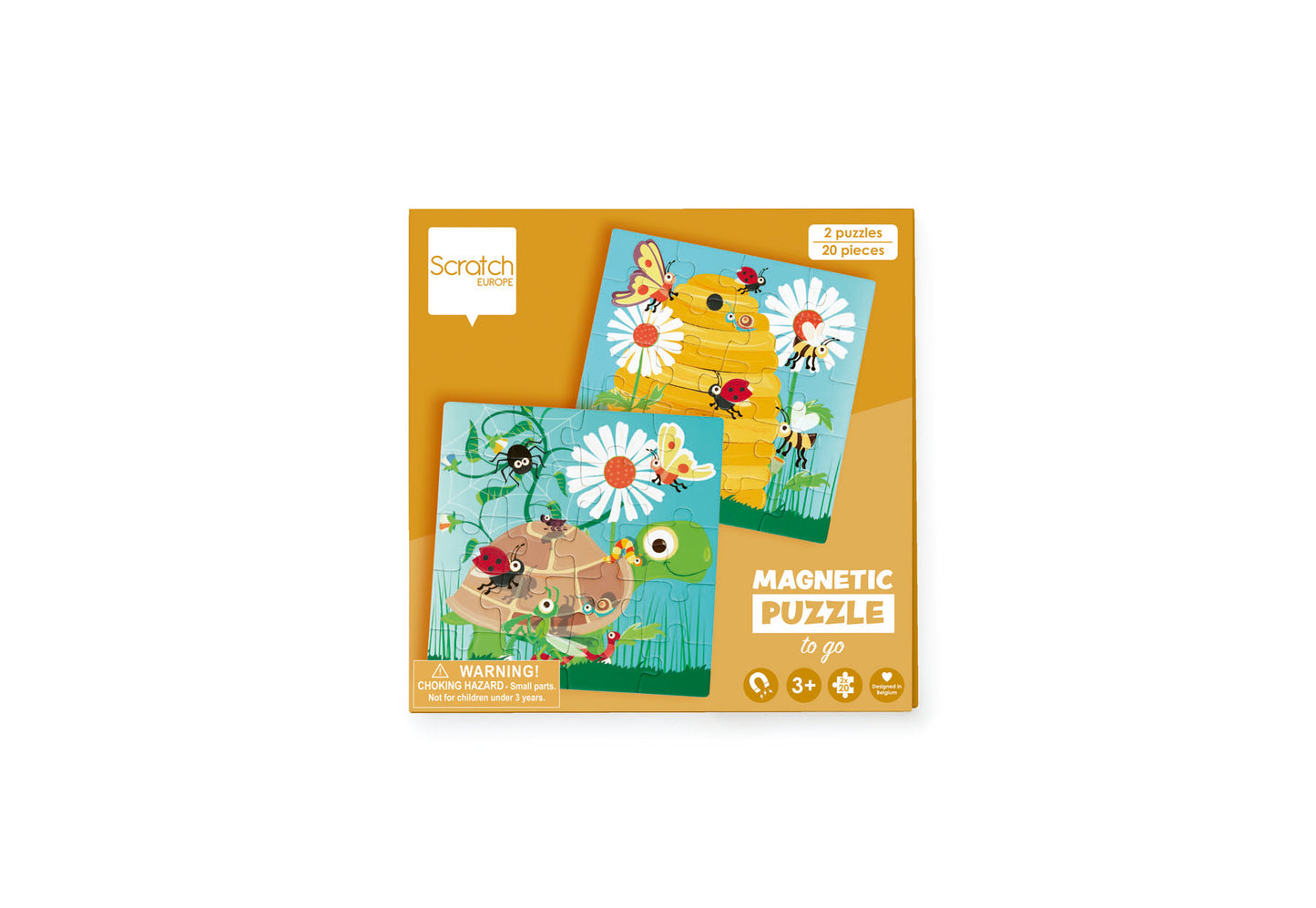 Scratch - Magnetisch Puzzelboek To Go - Tuin