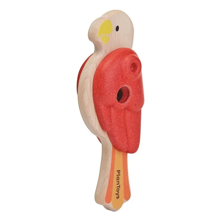 PlanToys - Vogel Percussie - Papegaai