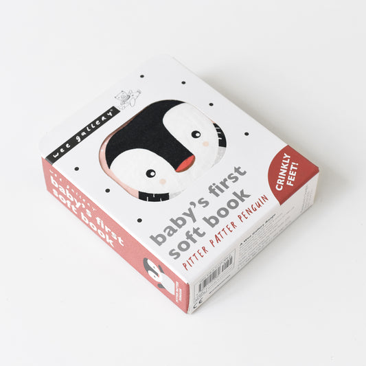 Wee Gallery - Soft book - Pitter Pater Penguin