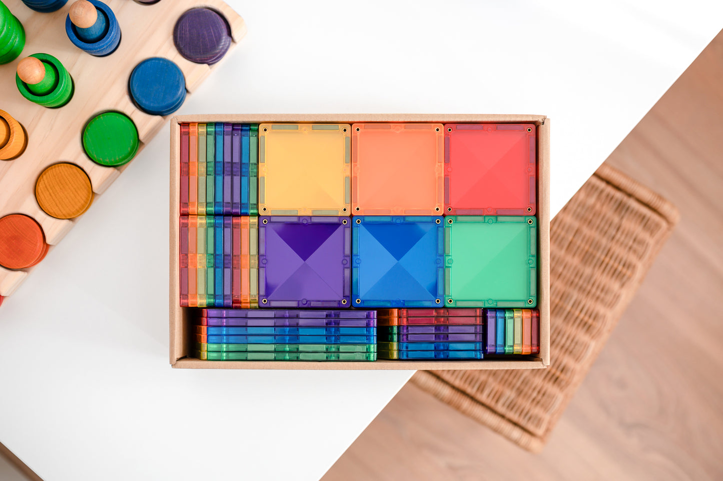 Connetix - Creative Pack Rainbow - 102 stuks