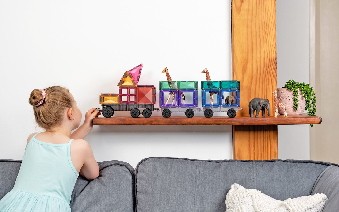 Connetix -  Pastel transport pack - 50 delig