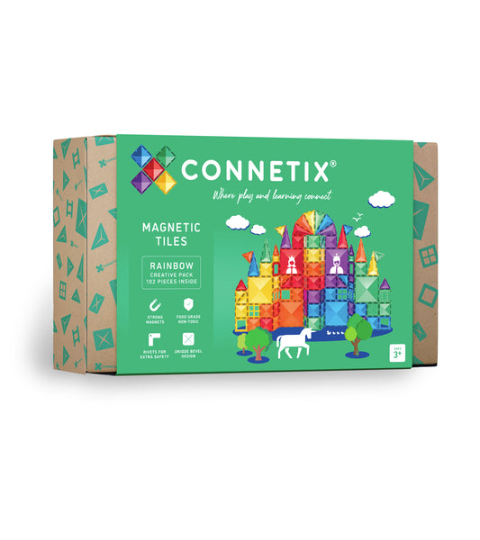 Connetix - Creative Pack Rainbow - 102 stuks