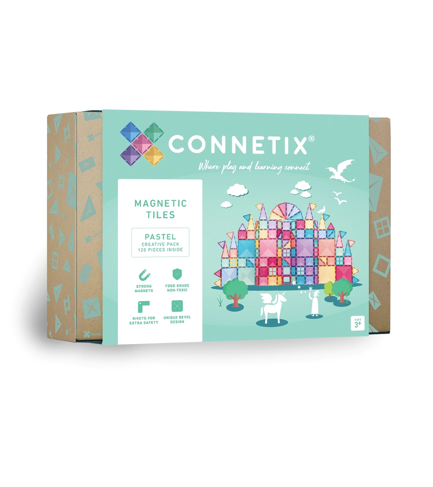 Connetix - Creative pack Pastel - 120 stukjes