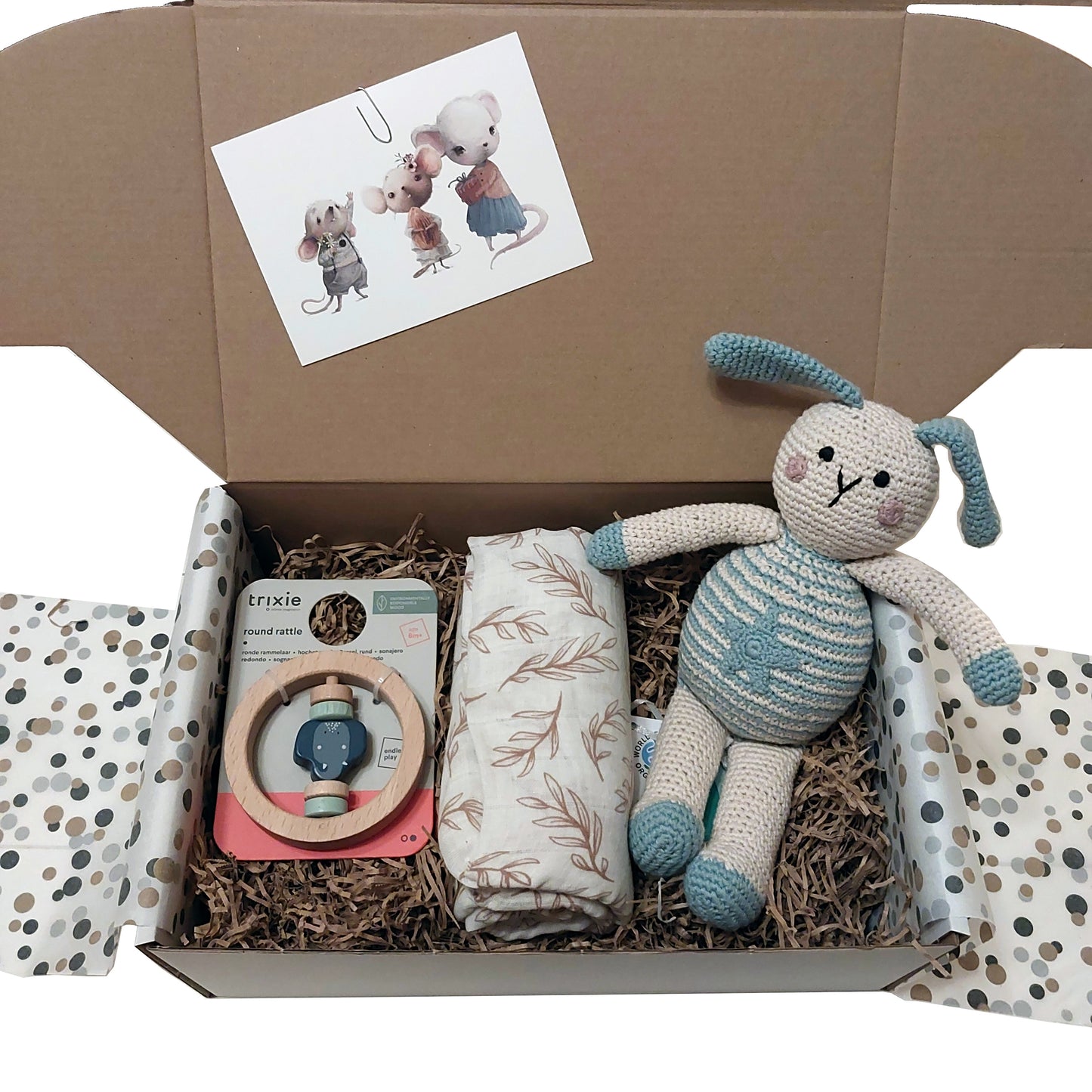 Muizenkindjes - Cadeaupakket - Welkom jongentje