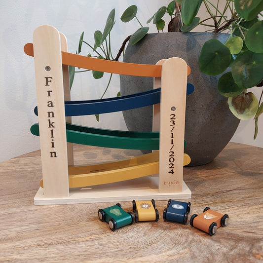 Trixie - Houten Race baan - Gepersonaliseerd
