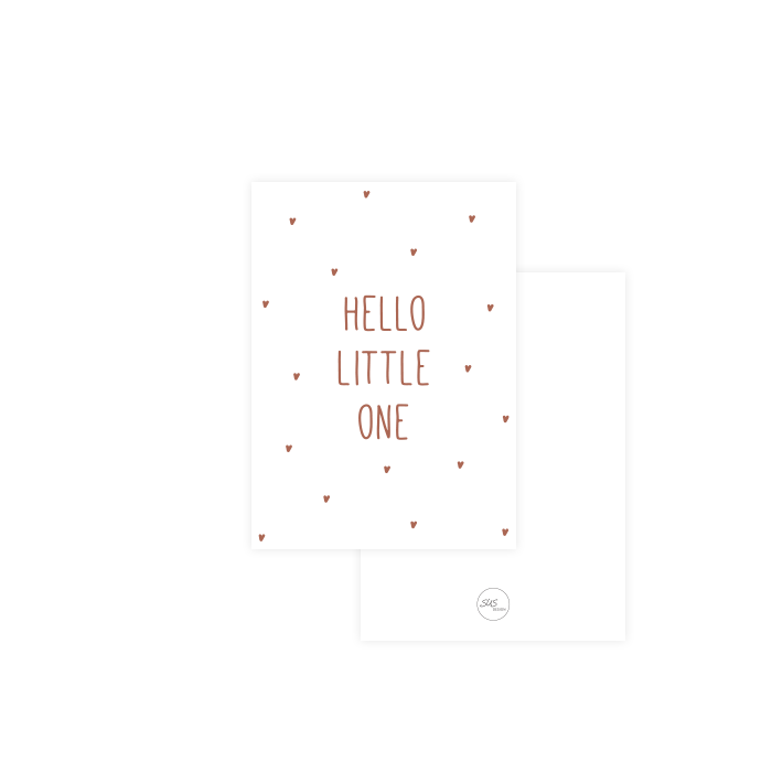 SUS Design - Wenskaart Hello Little One