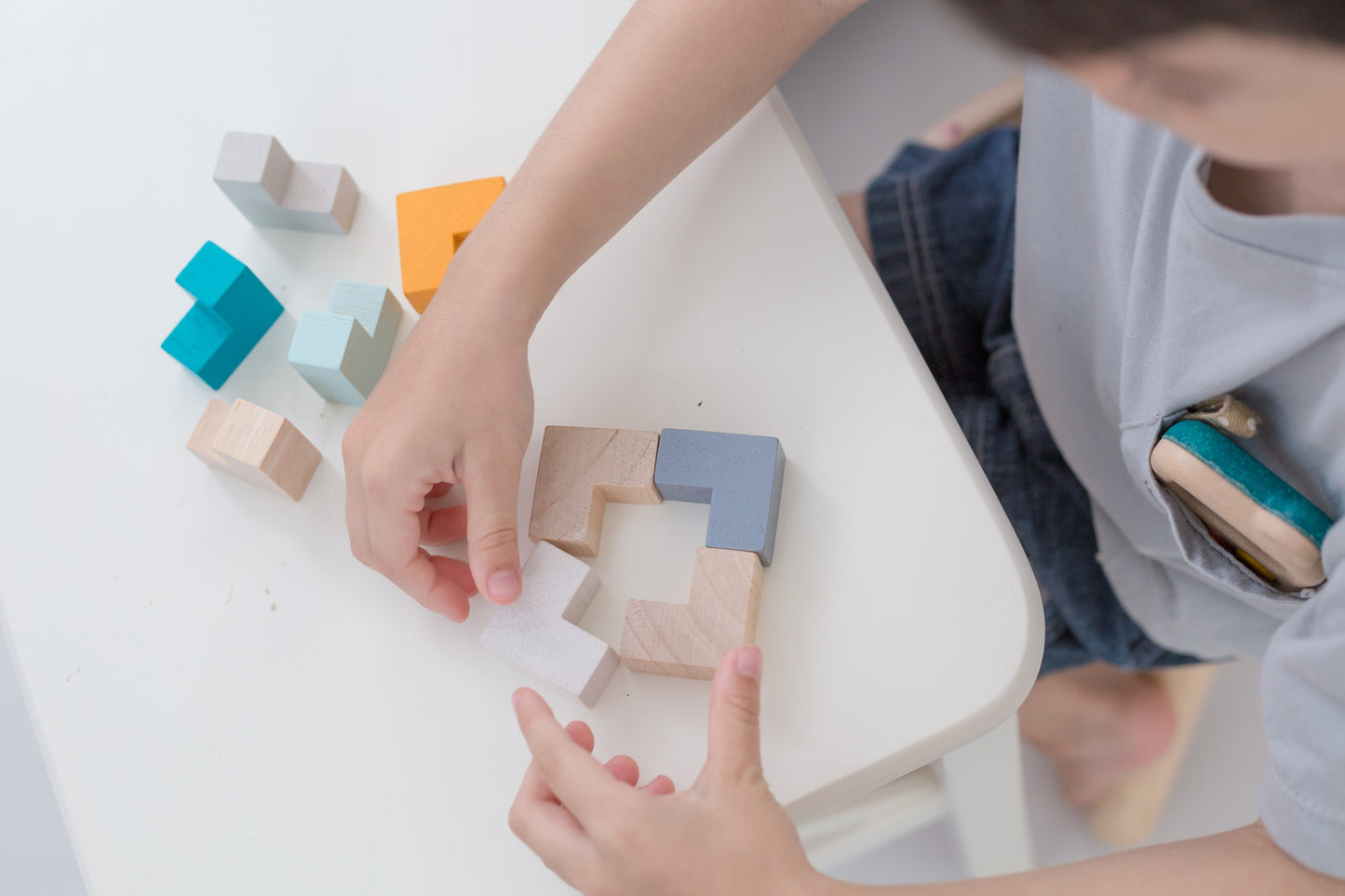 PlanToys -  3D puzzle cube