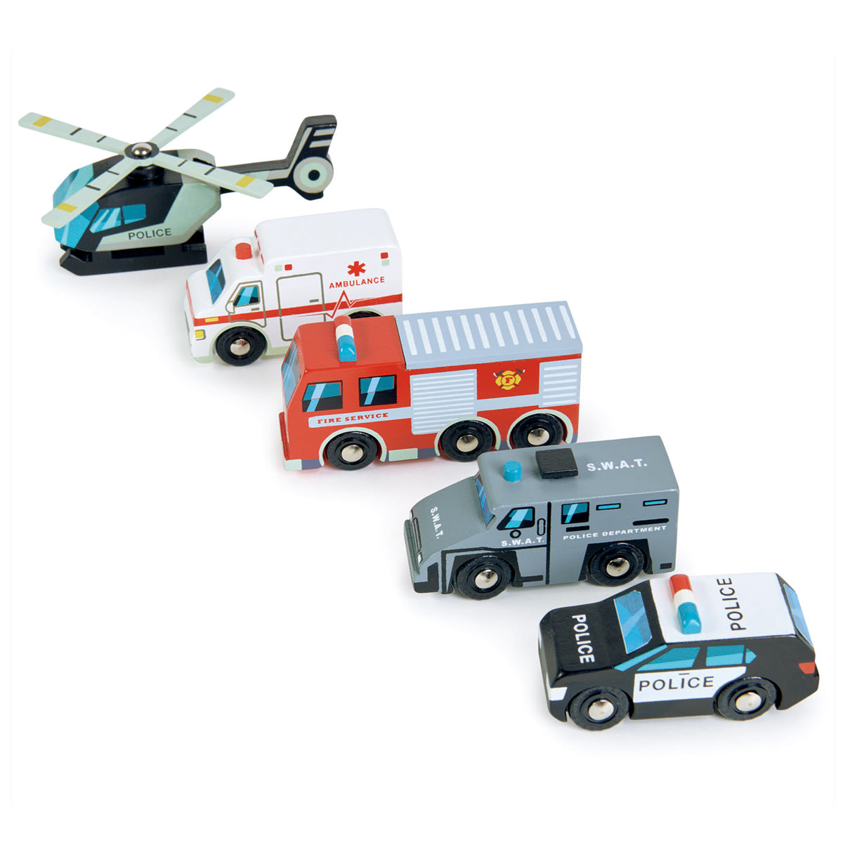 Tender Leaf Toys - Hulpverleningsvoertuigen