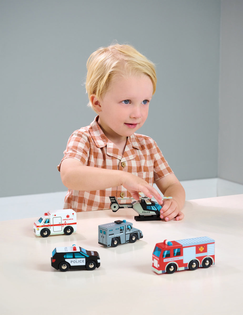 Tender Leaf Toys - Hulpverleningsvoertuigen