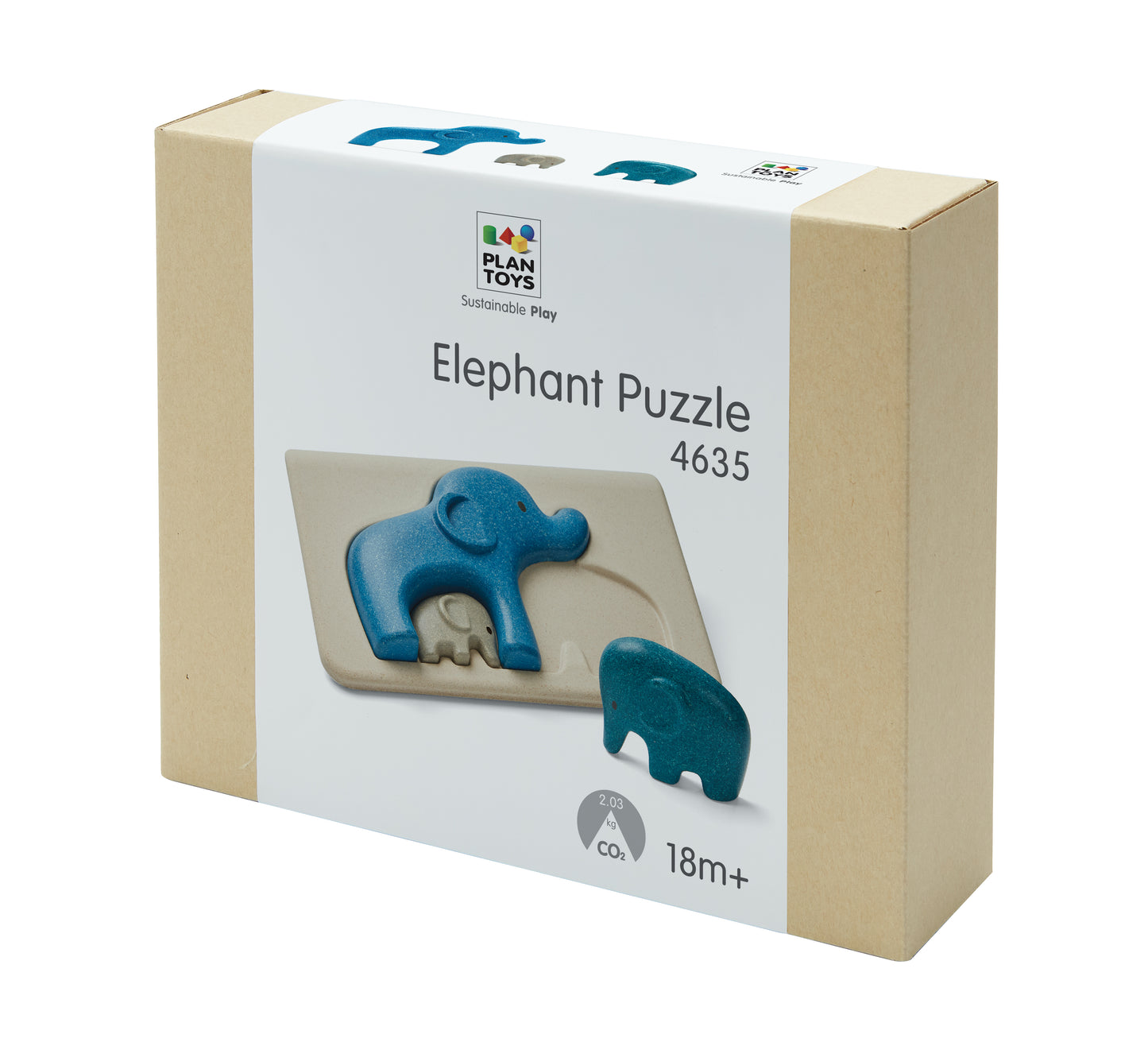 PlanToys - Puzzel Olifant