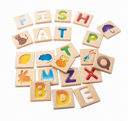 PlanToys - Alfabet tegels