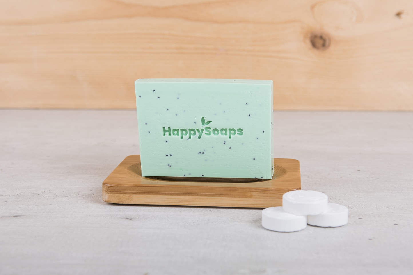 HappySoaps - Body wash bar - Tea Tree Peppermunt