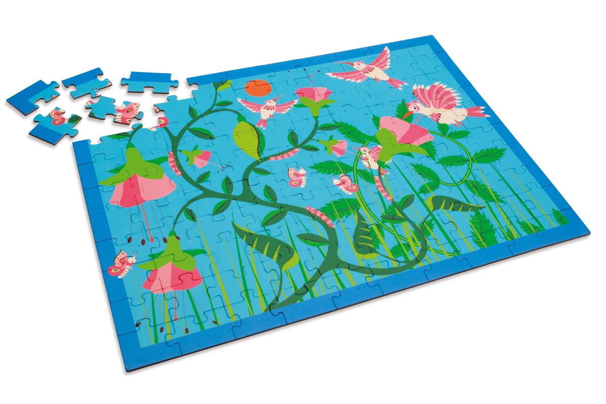 Scratch - Puzzel 100 stukjes - Kolibries