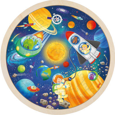 Goki - Puzzel - Ruimte - 57 stukjes