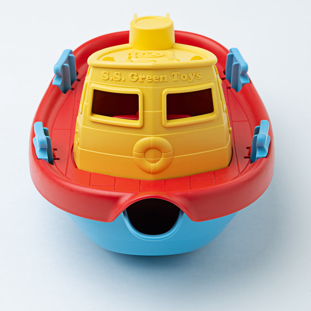 Green Toys - Tugboat Yellow Handle