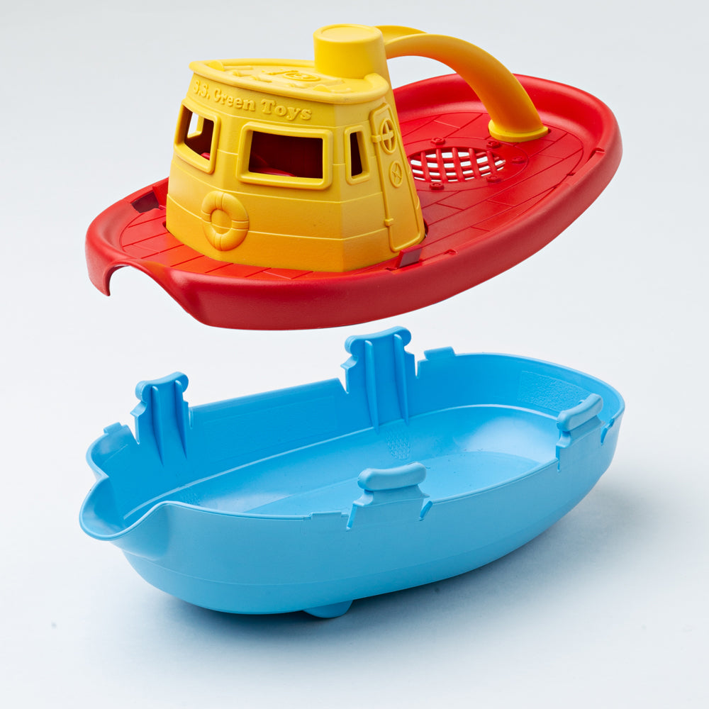 Green Toys - Tugboat Yellow Handle