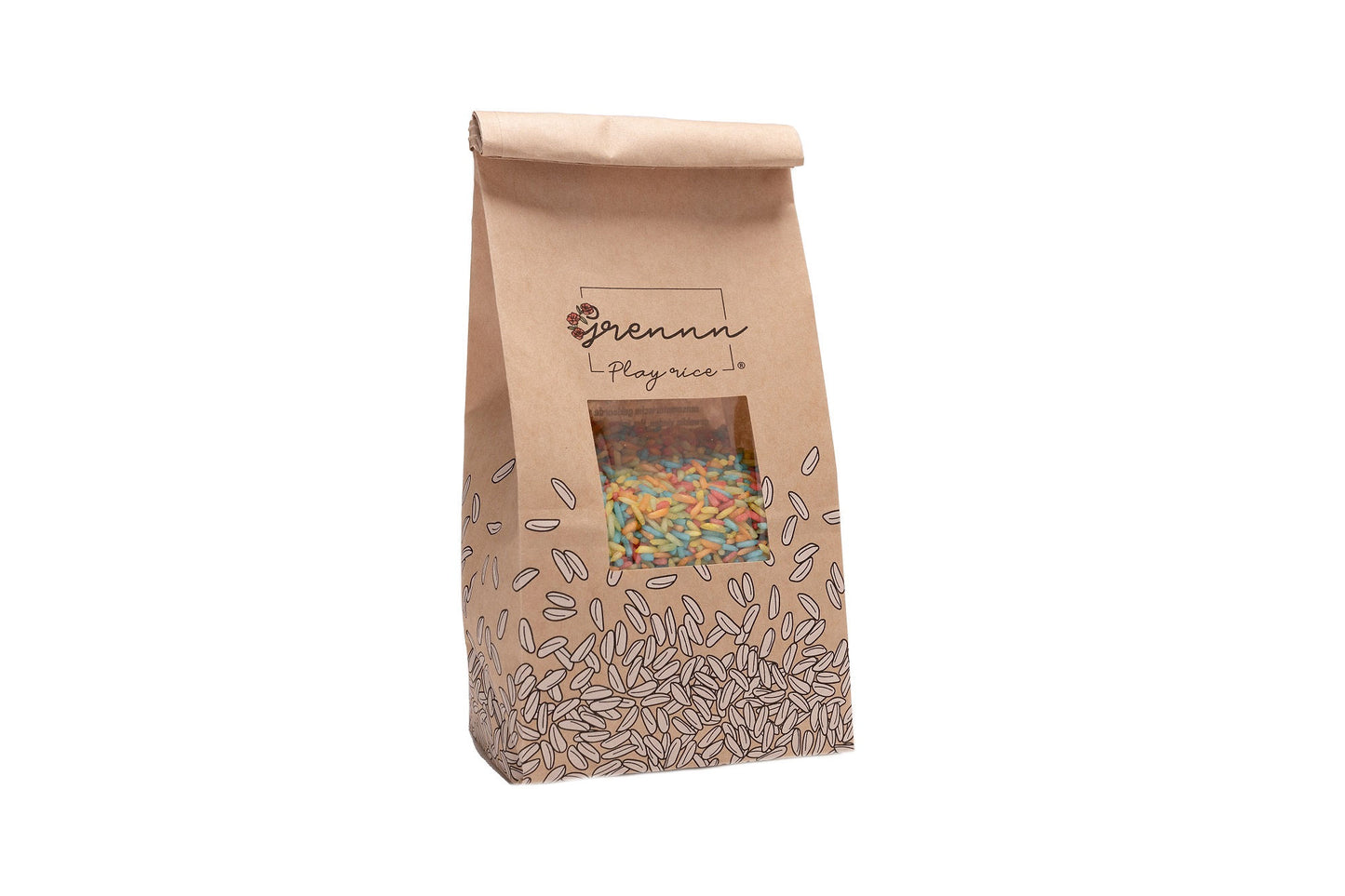 Grennn - Speelrijst - Regenboogmix - 500 gram